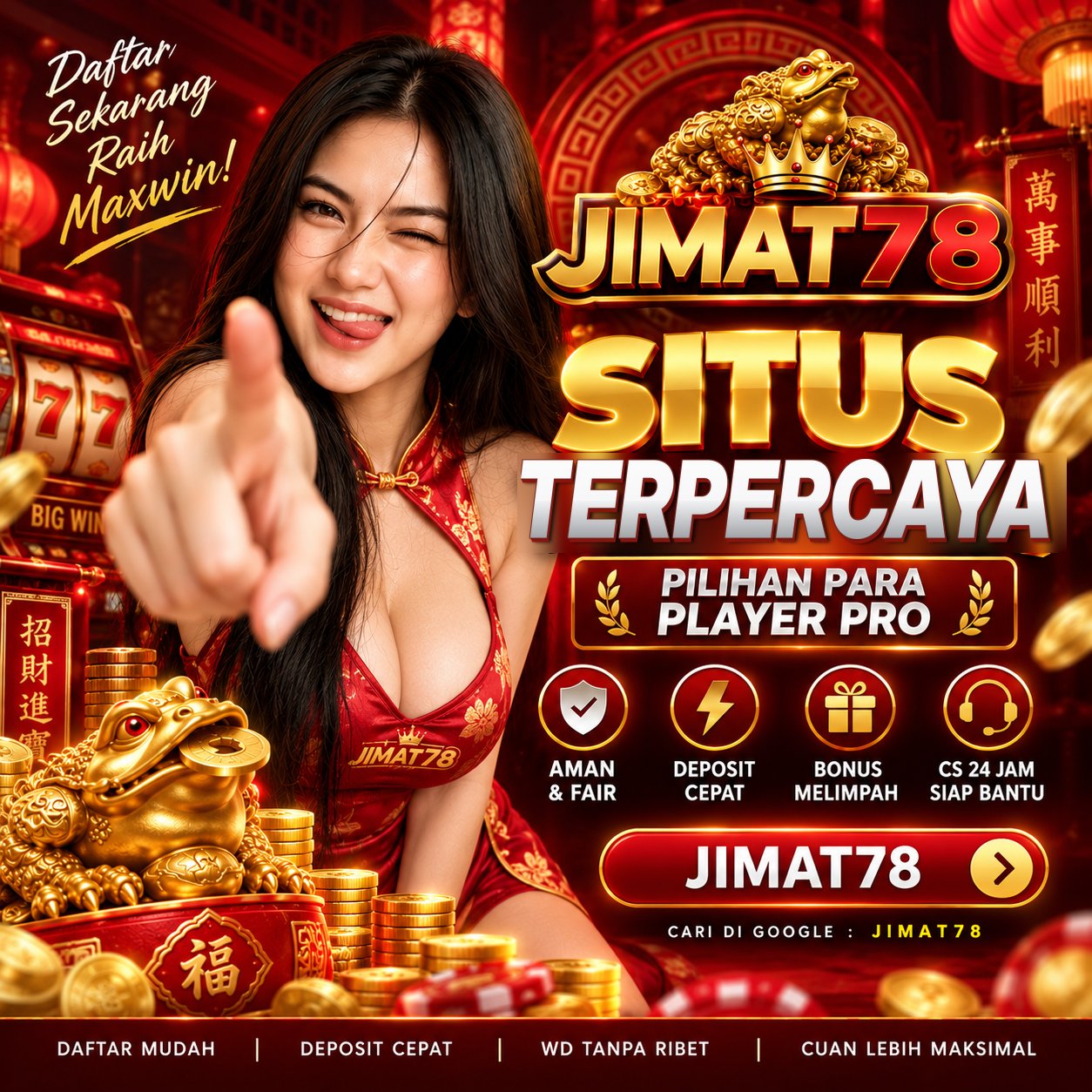 JIMAT78 Situs Terpercaya Pilihan Para Player Pro